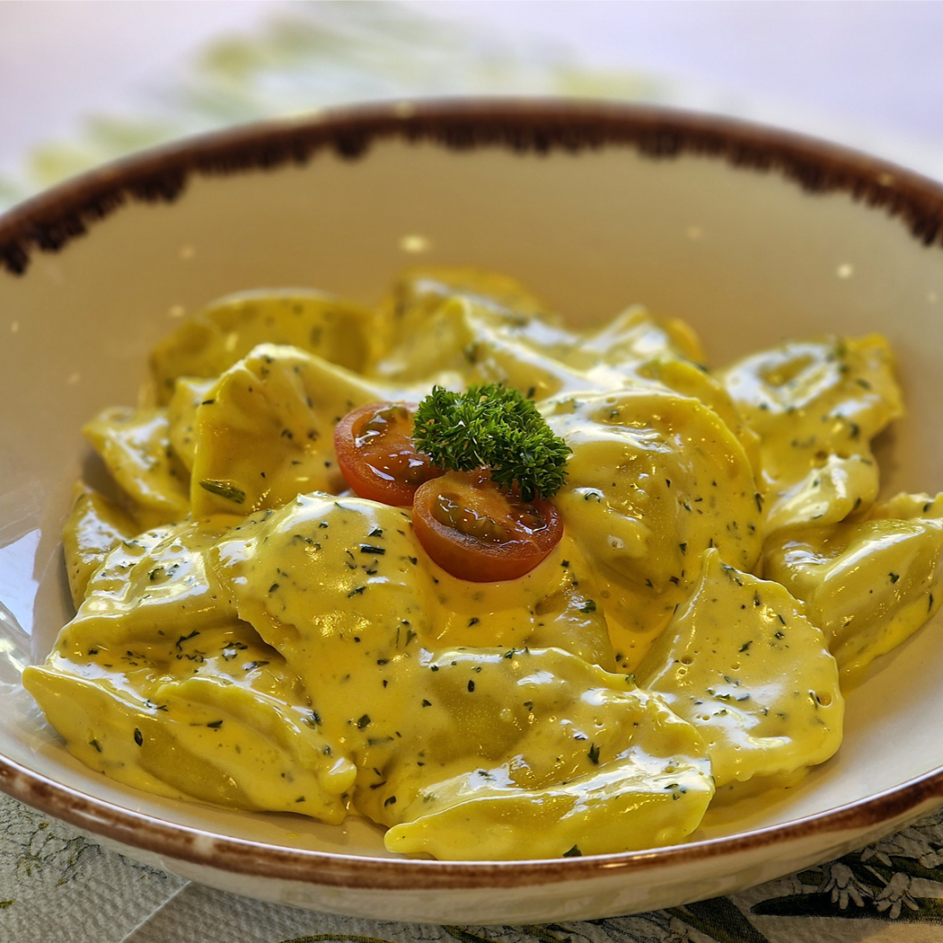Rustico Aglio Orsino an Sauce Hollandaise